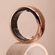 The new Oura Ring Gen3 Horizon pictured in the rose gold color option.